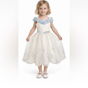 EUC Vintage Tip Top Embroidered
Flower Tulle Communion/ Wedding Dress Sz 4